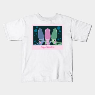 Squid (Squad) Goals Kids T-Shirt